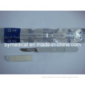 Surgical Scalpel with Plastic Handle (Carbon Steel)